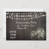 Party "Fairy Lights housewarming" Einladung (Vorderseite)
