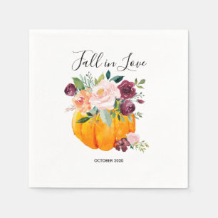 Party fallen, Kürbis, Herbst Cocktail Papier Napk Serviette