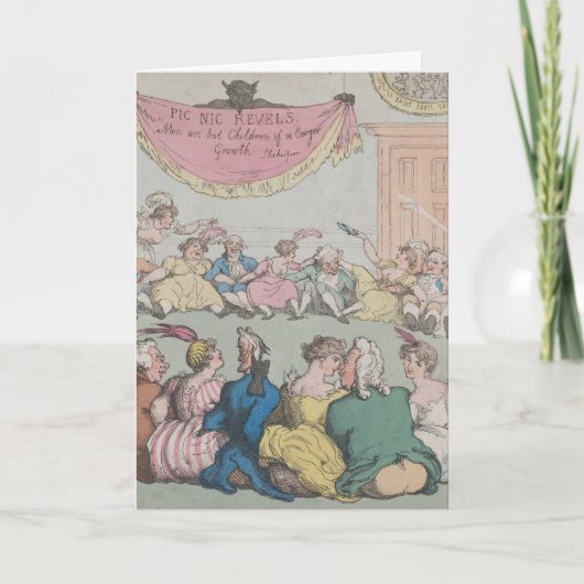 Party - Faltkarte Karte (Vorderseite)