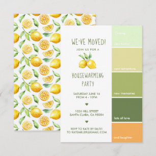 Party Farbe des Paint Chip Einladung