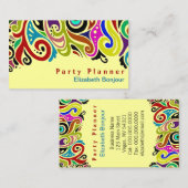 Party - FARBE Visitenkarte (Vorne/Hinten)