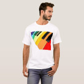Party-Farben für Tastatur T-Shirt (Vorne ganz)