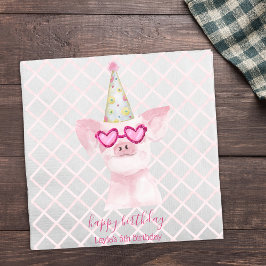 Party Farmtiere Geburtstags Schweinefleisch Serviette
