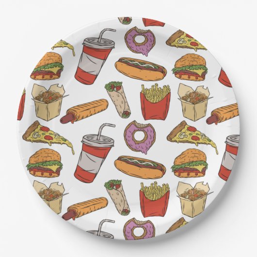 Party Fast Food Paper Teller (Vorderseite)