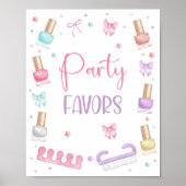 Party Favors Mani-Pedi Party Manicure Pedicure Poster (Vorne)