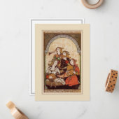 Party-Feier - Flachbildschirm Mitteilungskarte (Vorderseite/Rückseite Beispiel)