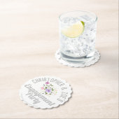 Party-Feier. Verlobungsparty Untersetzer (Vor Ort)