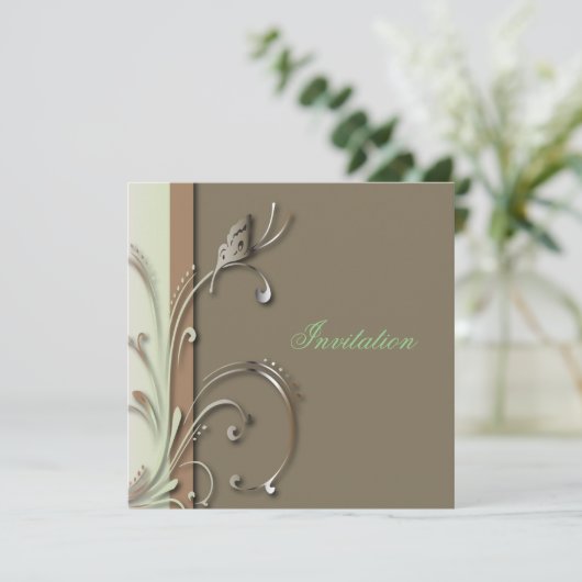 Party-Feier zu allen Zwecken | DIY Text Einladung (Stehend Vorderseite)