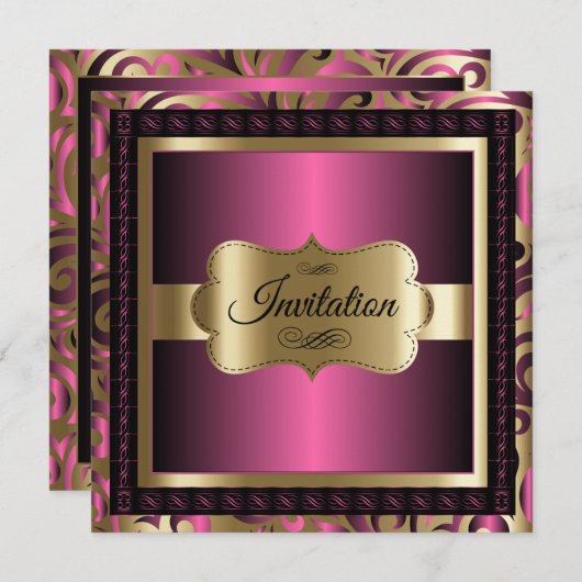 Party-Feier zu allen Zwecken | DIY Text Einladung (Vorne/Hinten)