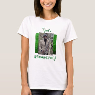 Party-Feiergrün des Fotoruhestandes T-Shirt