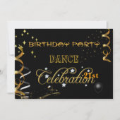 Party-Feierlichkeiten Teens oder Erwachsene Einladung (Vorderseite)