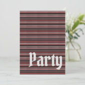 Party feiern einladung (Stehend Vorderseite)