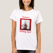 Party-Feierrot des Fotogeburtstages T-Shirt (Vorderseite)