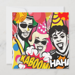 Party Feiertagskarte