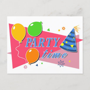 Party Feiertagspostkarte