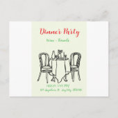 Party Feiertagspostkarte (Vorderseite)