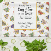 Party Fine Art Teacup Muster Queen Victoria Tee Geschirrtuch (Gefaltet)