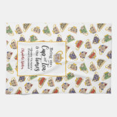 Party Fine Art Teacup Muster Queen Victoria Tee Geschirrtuch (Horizontal)