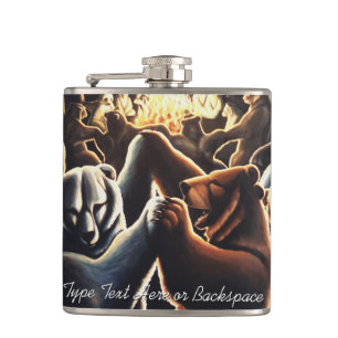 Party-Flasche für den benutzerdefinierten Bärentri Flachmann