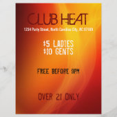 Party Flyer (Hinten)