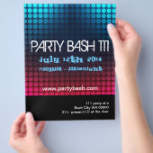Party Flyer Einladung (Hand)