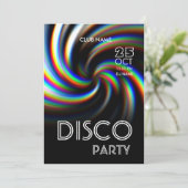 PARTY-FLYER-EINLADUNGS-HINTERGRUND EINLADUNG (Stehend Vorderseite)