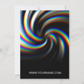 PARTY-FLYER-EINLADUNGS-HINTERGRUND EINLADUNG (Rückseite)