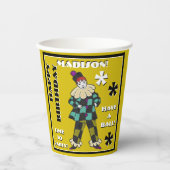 Party-Fool in Farbe (Personalisiert) Pappbecher (Vorderseite)