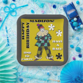 Party-Fool in Farbe (Personalisiert) Pappteller (Party)