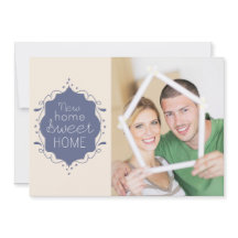 Party Foto Einladung / Blau