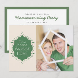 Party Foto Einladung / Grün
