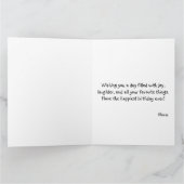 Party Fox mit Balloons mit benutzerdefiniertem Tex Karte (Innenseite)