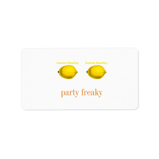 Party Freaky Labels und Aufkleber Adressaufkleber (Vorne)
