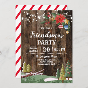 Party "Friendsmas" Einladung