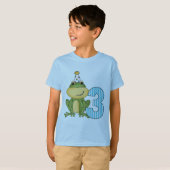 Party Frog 3. Geburtstag T - Shirt und Geschenke (Vorne ganz)