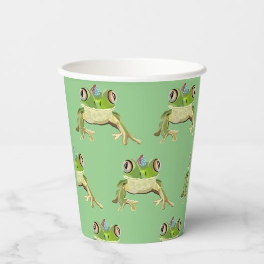Party Frog Paper Cups Pappbecher (Rückseite)