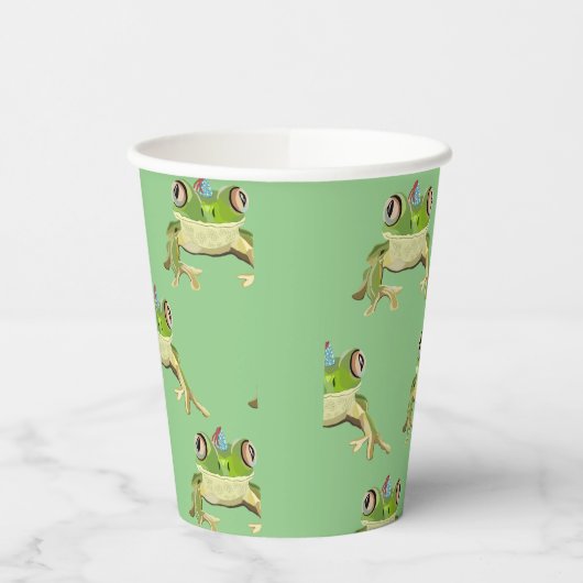 Party Frog Paper Cups Pappbecher (Links)