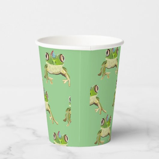 Party Frog Paper Cups Pappbecher (Rechts)