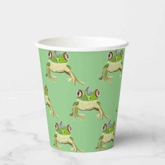 Party Frog Paper Cups Pappbecher (Vorderseite)