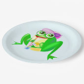 Party Frog Paper Teller mit benutzerdefinierter Fa (Schrägansicht)