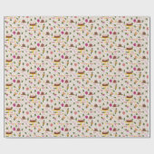 Party Frogs Geschenkpapier (Flach)