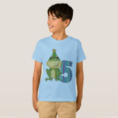 Party Frosch 5. Geburtstag T - Shirt und Geschenke (Vorne ganz)