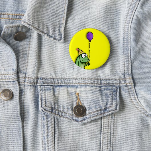 Party-Frosch Button (Beispiel)