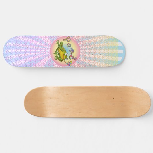 Party Frosch Skateboard (Horizontal)