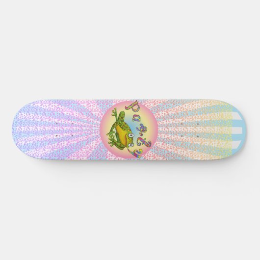 Party Frosch Skateboard (Horizontal)