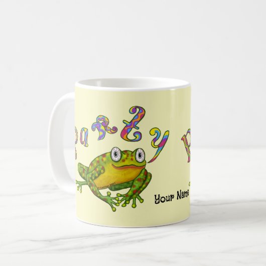 Party Frosch-Tasse Kaffeetasse (Vorderseite Links)