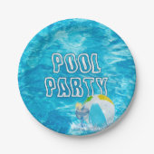 Party-Fun-Papierplatte für Pool Pappteller (Vorderseite)