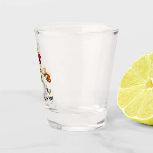 Party Funny Christmas Elf Schnapsglas (Rechts)