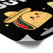 Party Funny Let's Taco Bout It Taco Cinco De Mayo Poster (Ecke)