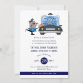 Party Funny — Polizeichef für die unfallbedingte A Einladung (Vorderseite)